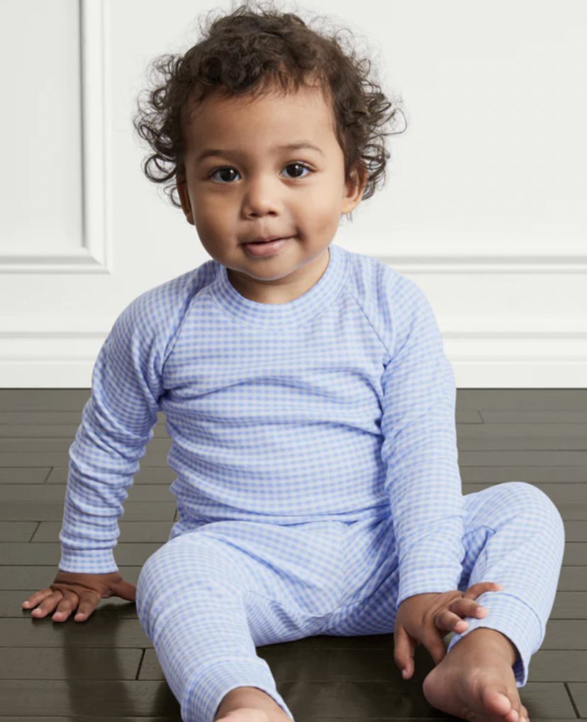Gingham Kids Pajamas from Hill House Home