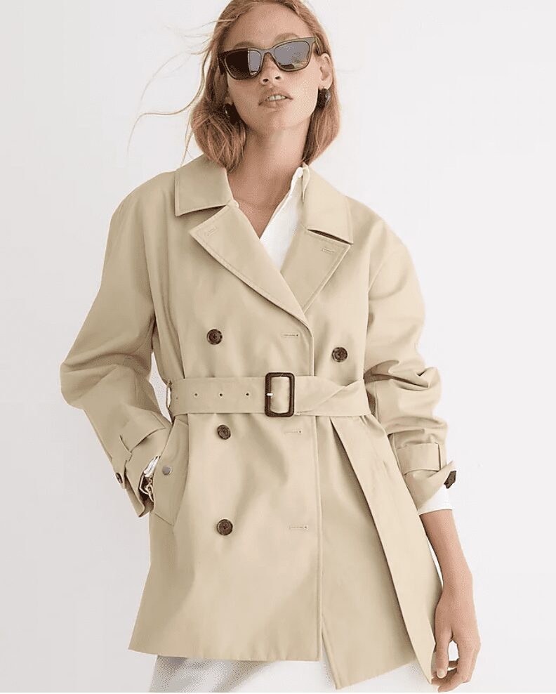 Short Trench Coat from J.Crew