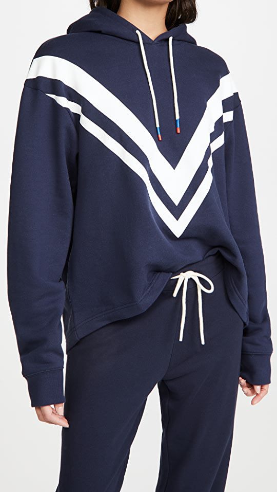 French Terry Chevron Hoodie from Tory Sport