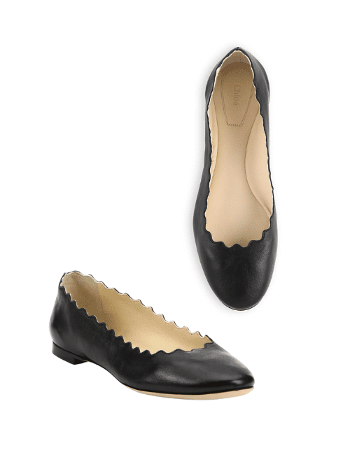 Scallop Ballet Flats from Chloe
