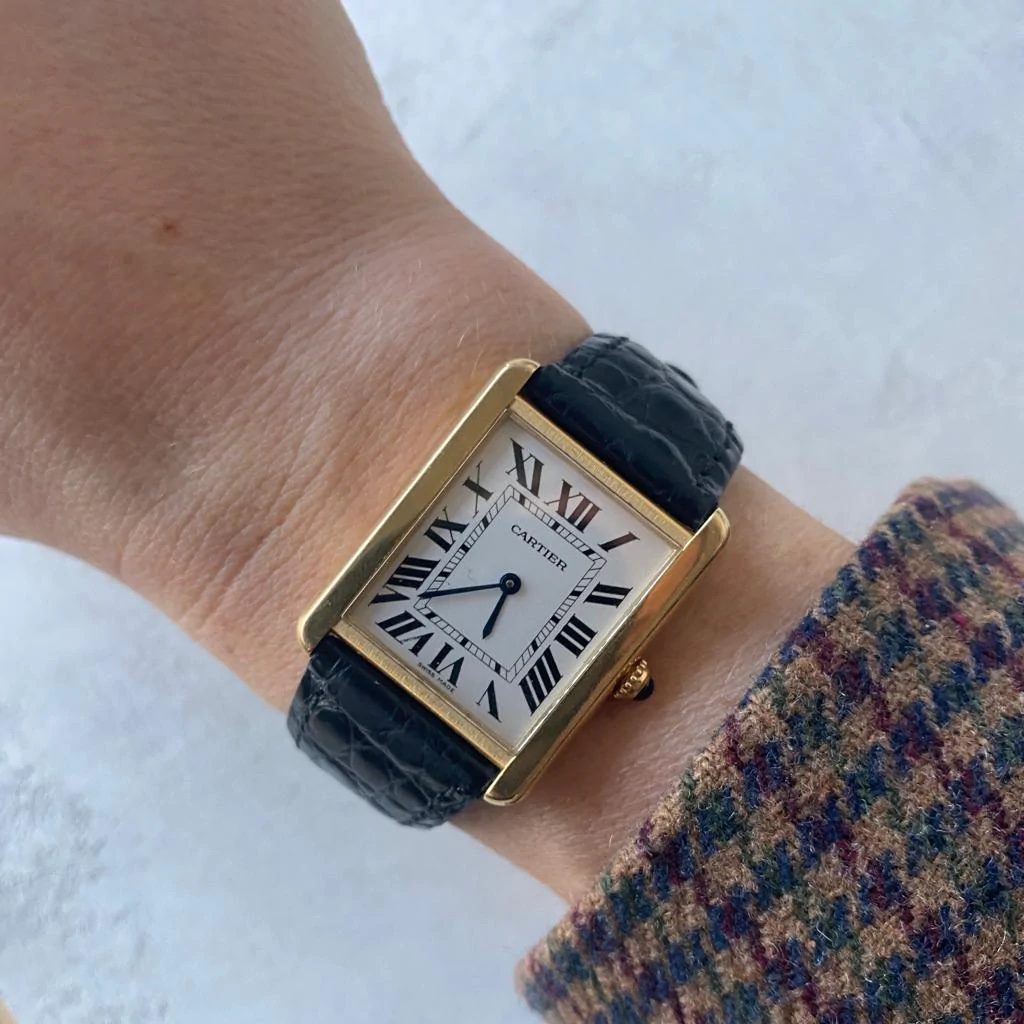 Vintage Cartier Tank Solo 28 mm Watch from Fewer Finer