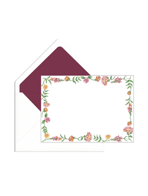 Bright Floral Notecard Set from The Berkshire Press