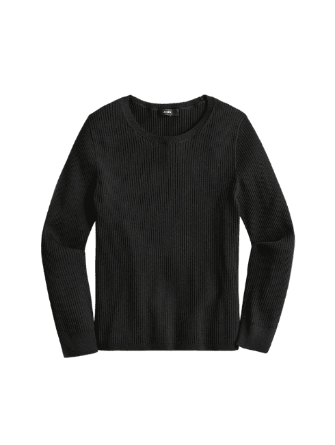 Black Ribbed Long Sleeve from J.Crew