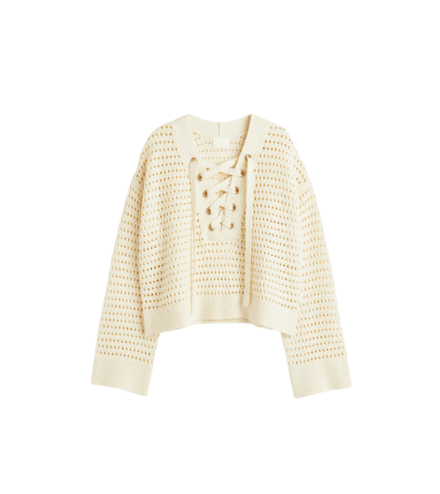 Open Knit Sweater from H&M