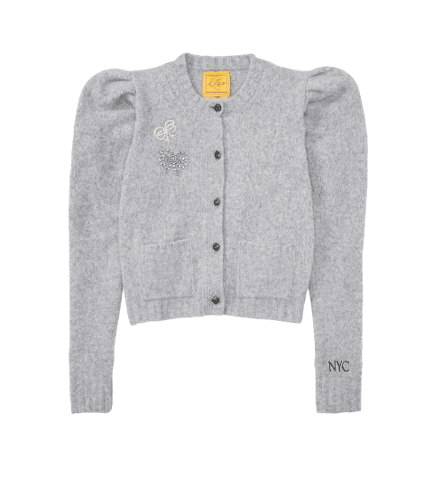 Laurita Puff Sleeve Cardigan from Le Lion