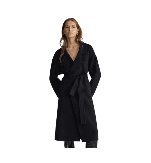 The London Coat in Black from The Curated