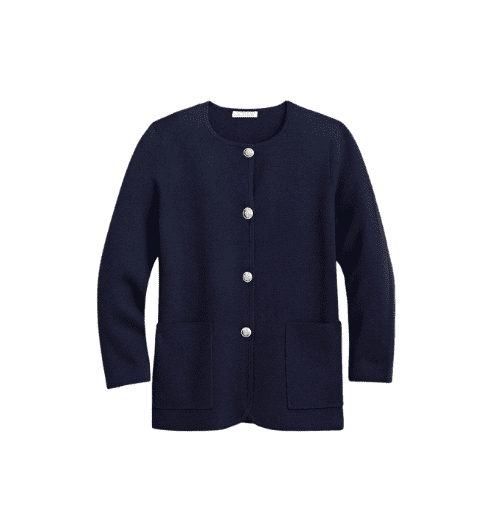 Navy Sweater Blazer from J.Crew