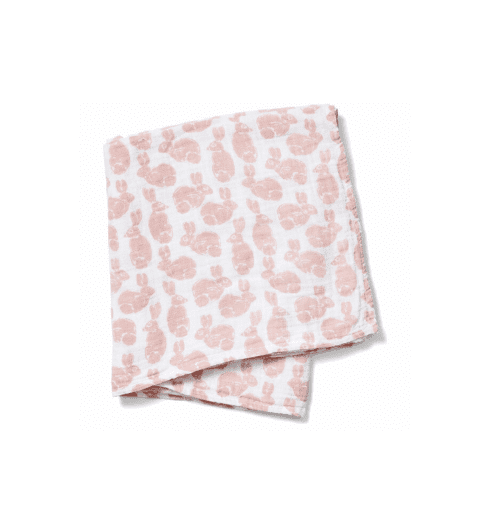 Blush Bunny Swaddle from Lewis Home