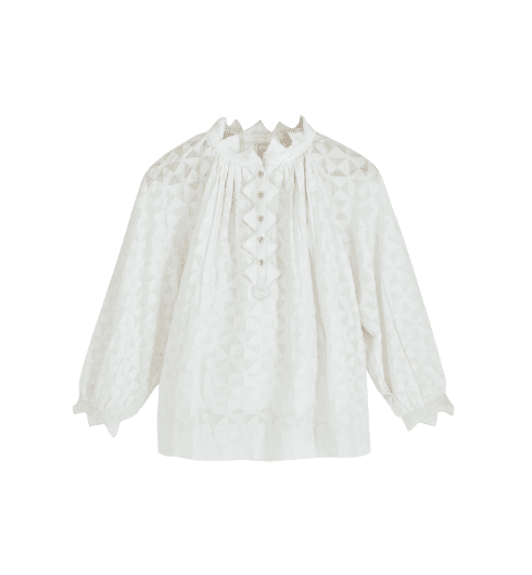 White Triangle Blouse from MIRTH