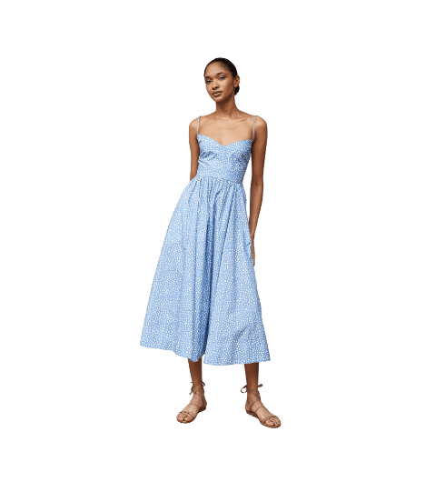 Blue Dot Dress from LaLigne