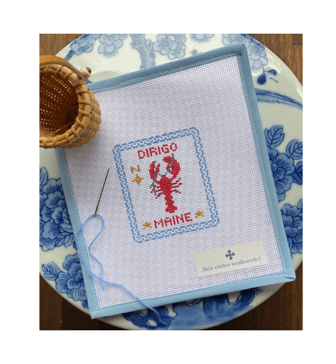 Maine Lobster Needlepoint from Little Stitches