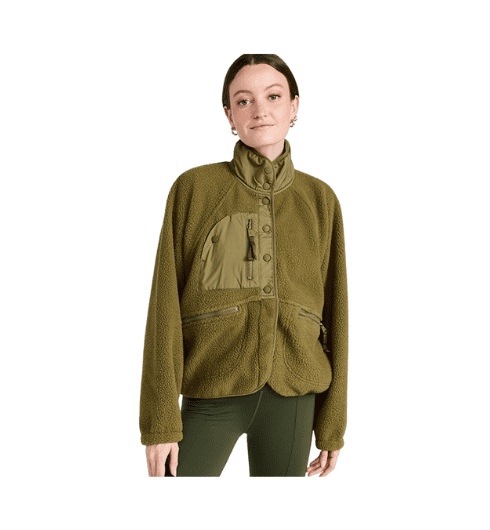 Green Fleece Jacket via Shopbop