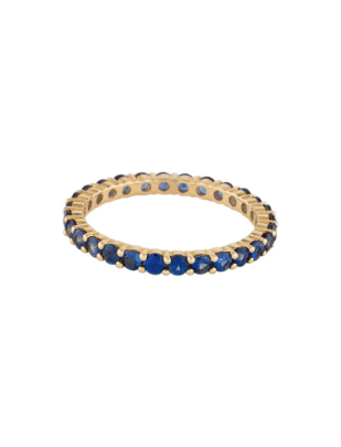 Sapphire Eternity Band Ring via The Real Real