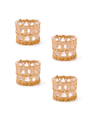 Island Wrapped Votives from Amanda Lindroth
