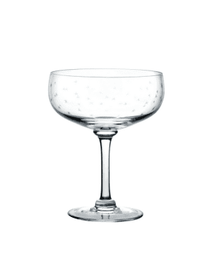 Crystal Cocktail Glasses with Stars via Weston Table