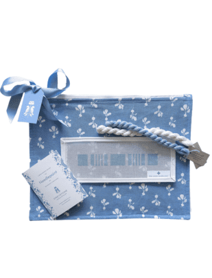 Blue Key Fob Beginner Needlepoint Kit from Greystone
