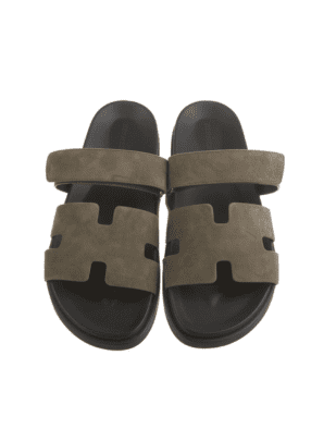 Chypre Suede Sandals from Hermes