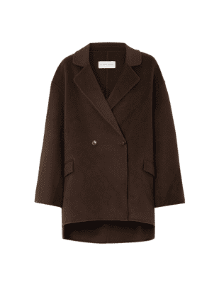 Brown Wool/Cashmere Coat from LouLou Studio