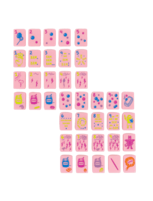 Pink Mahjong Tiles from The Mahjong Line