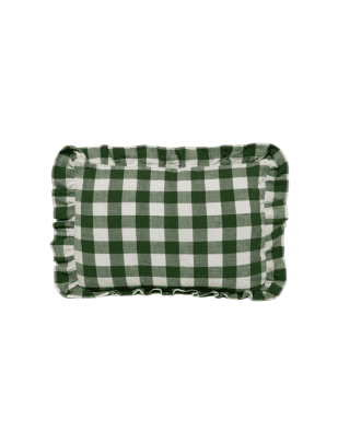 Green Gingham Pillow from Heather Taylor Home