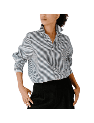 Striped Women’s Button Down from Eleanor Leftwich