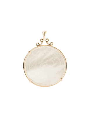14K Gold Pearl Pendant from The Real Real
