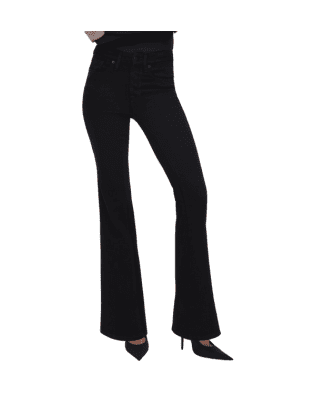 Black Flare Jeans from Good American