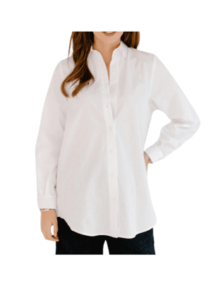 White Button Down Shirt from Eleanor Leftwich