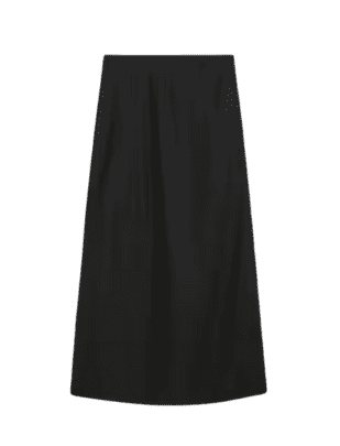 Black Linen Maxi Skirt from J.Crew