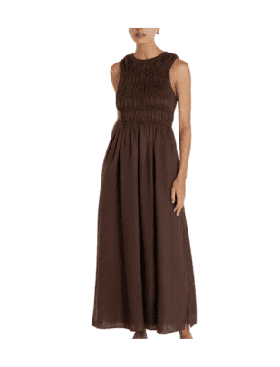 Brown Linen Dress from Dissh